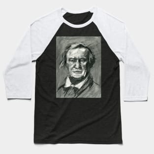 Richard Wagner - charcoal portrait Baseball T-Shirt